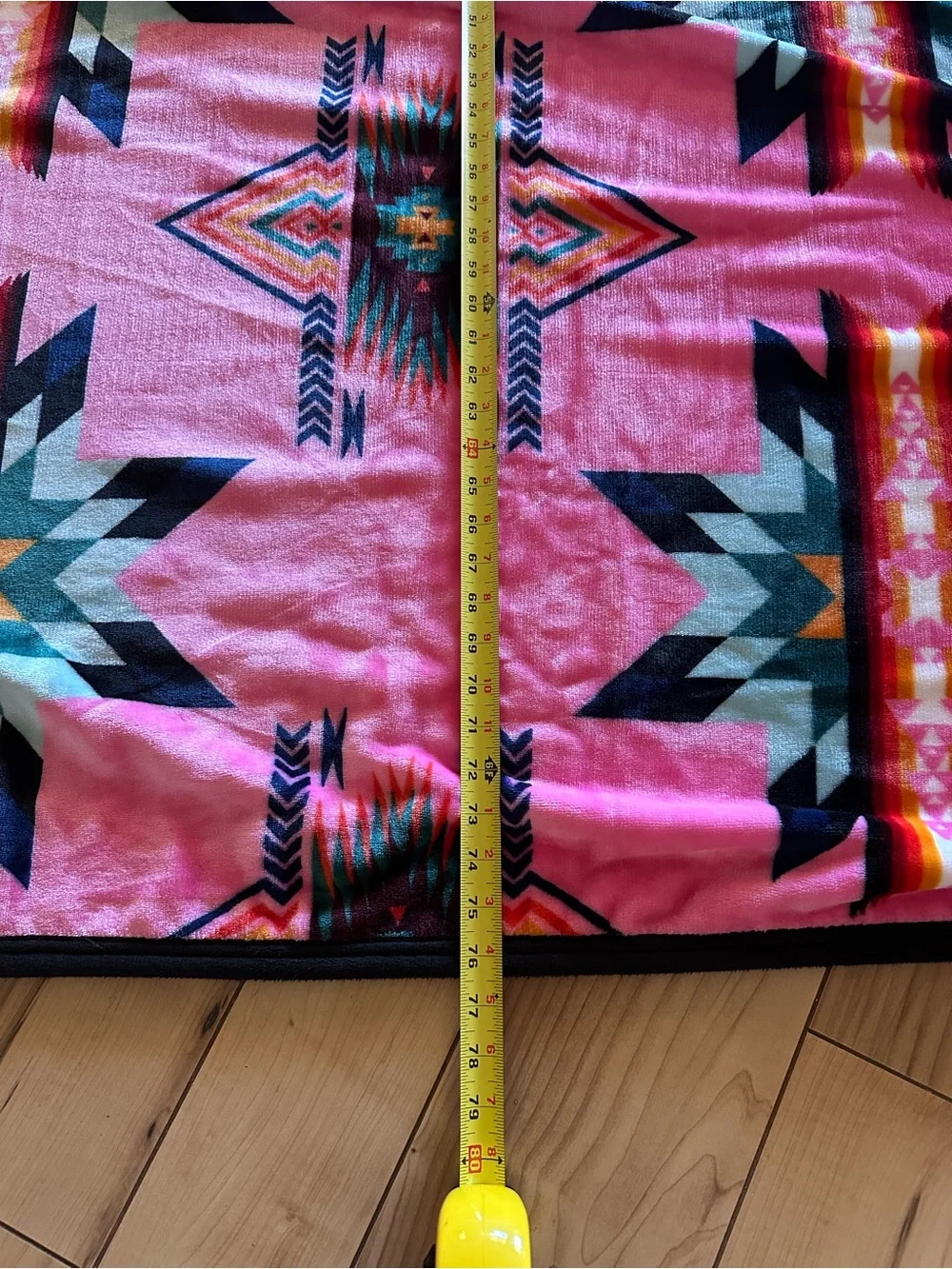 Full size 76” x 84” reversible plush blanket